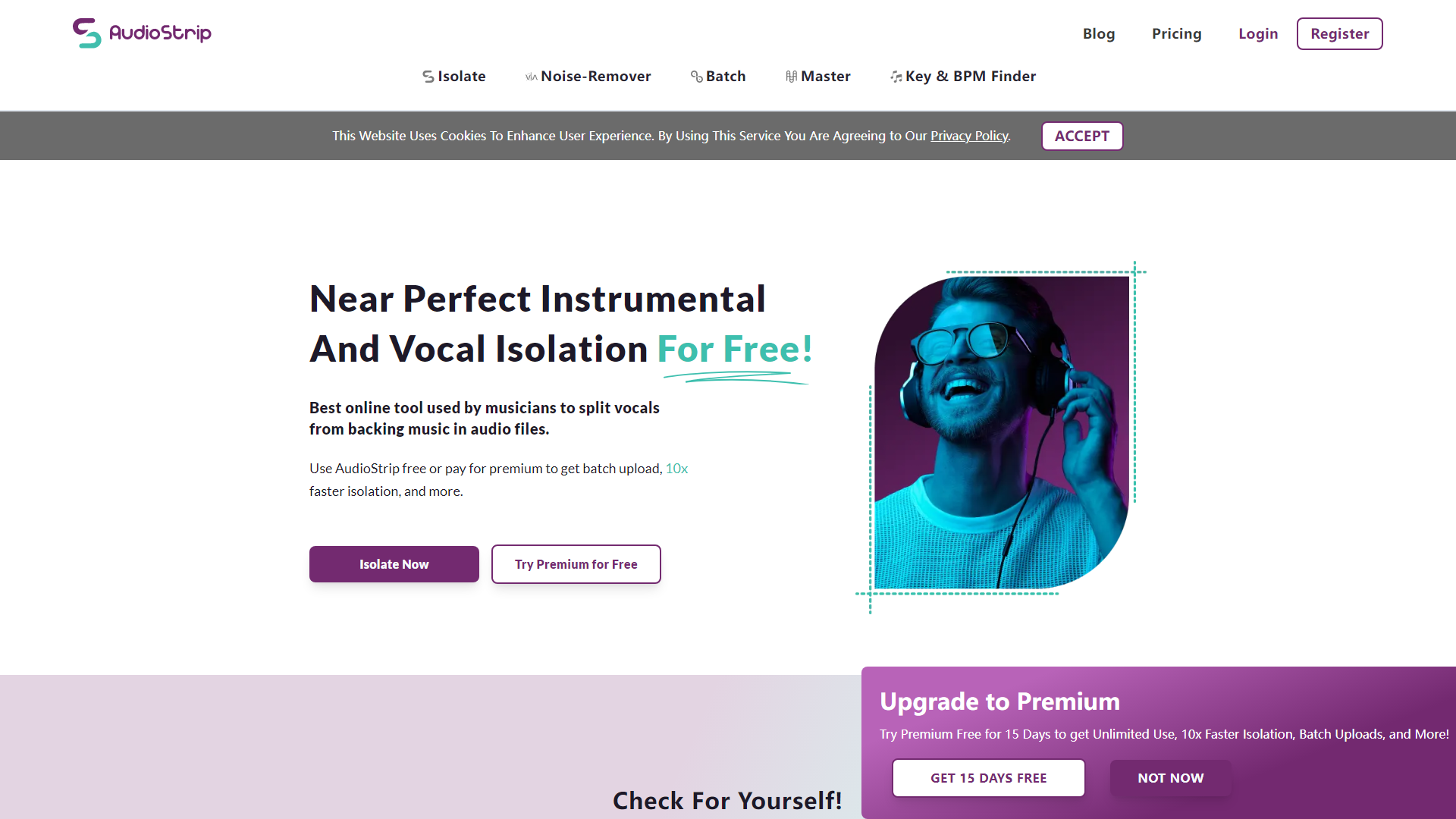 AudioStrip - The Best Online Vocal Isolator for Free