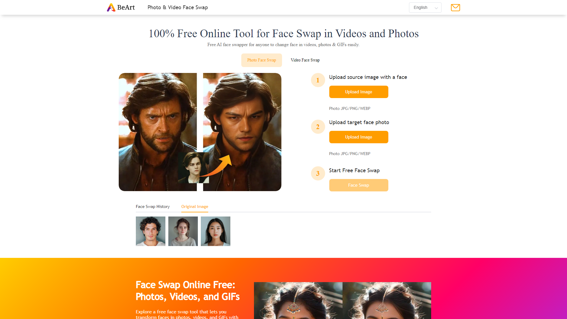 Free Online AI Face Swap for Photos, Videos & GIFs