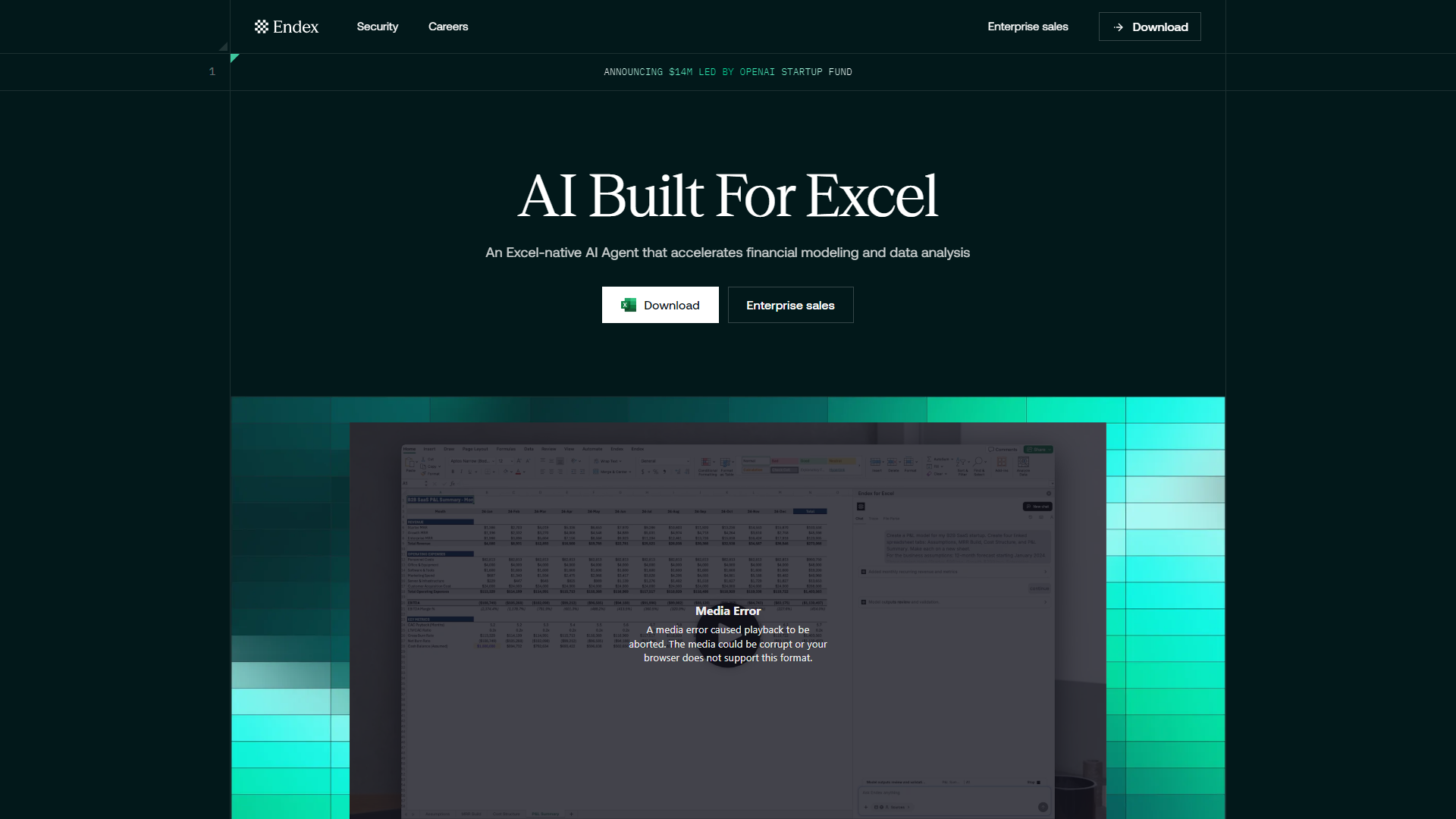 Agente AI de Endex para Automatizar el Trabajo en Excel | Respaldado por OpenAI
