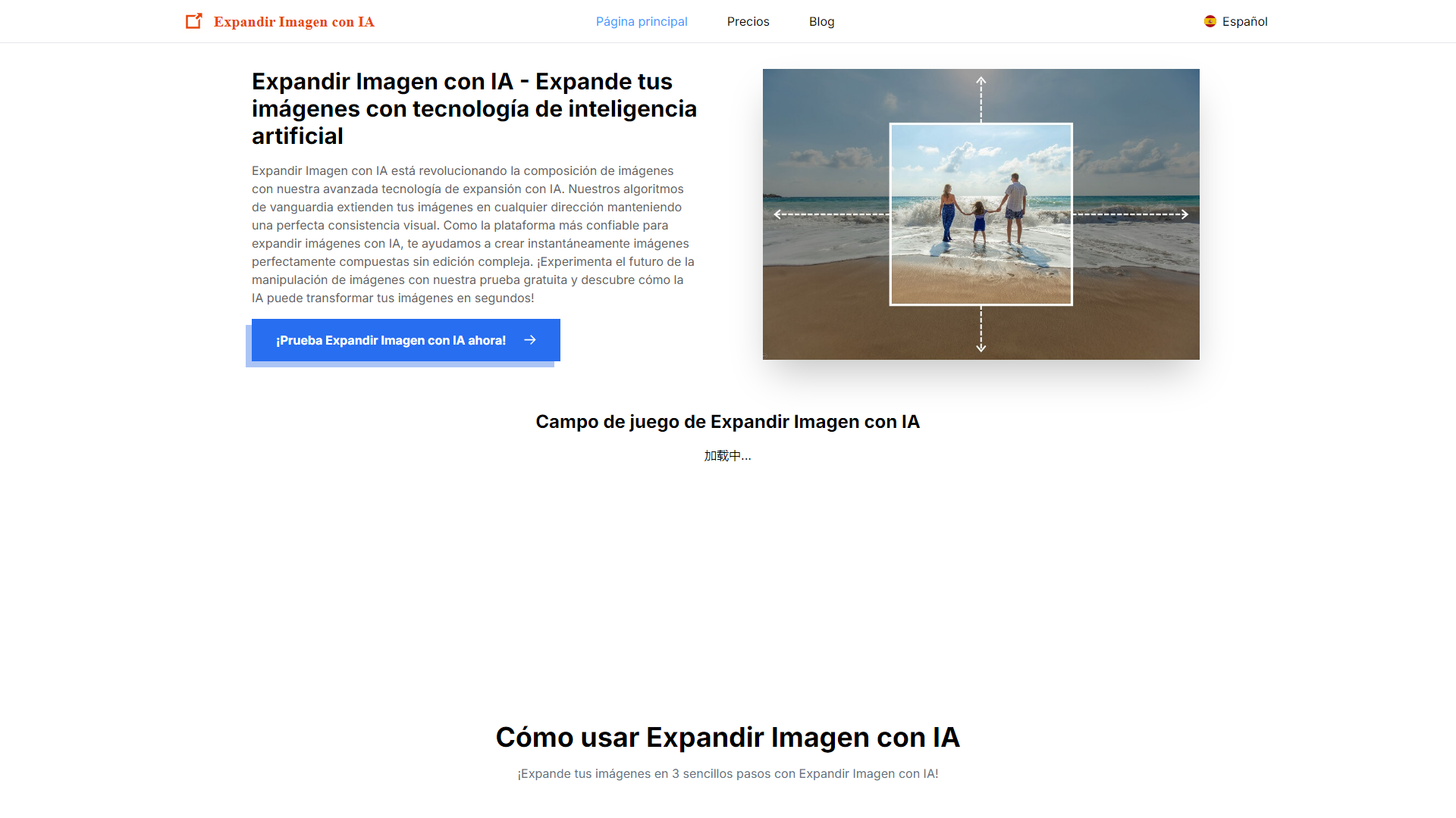 Expandir Imagen con IA - Expande imágenes gratis con IA, prueba gratuita para extender imágenes