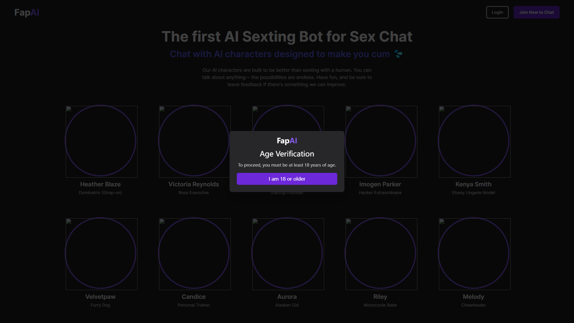 FapAI - The first AI Sexting Bot for Sex Chat