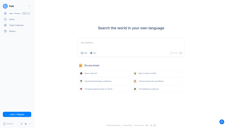 Felo - 你的免费AI搜索引擎