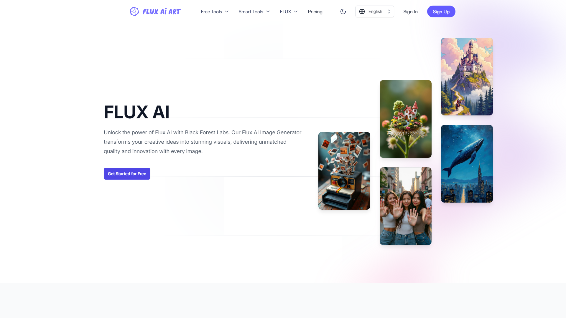 FLUX AI Online Grátis | Gerador e Editor de Imagens AI