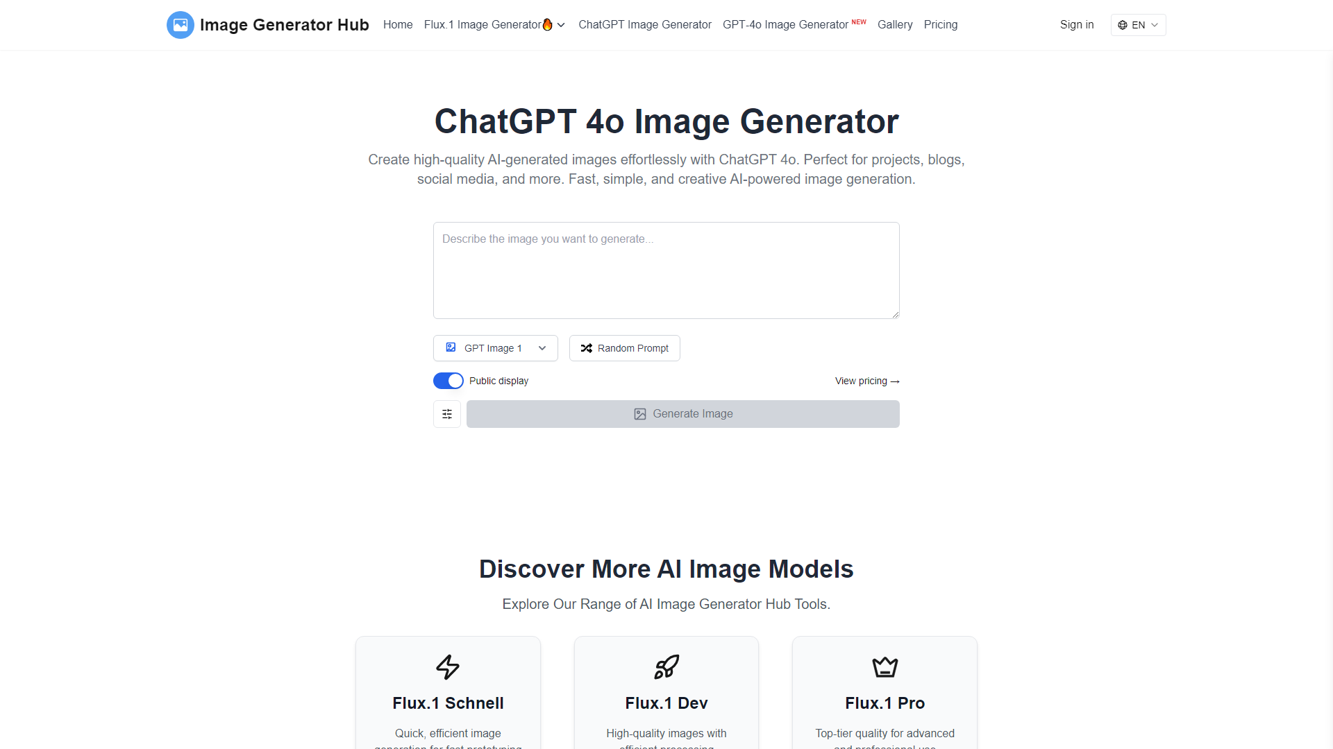 ChatGPT 4o Image Generator | Create AI Images with GPT-4o