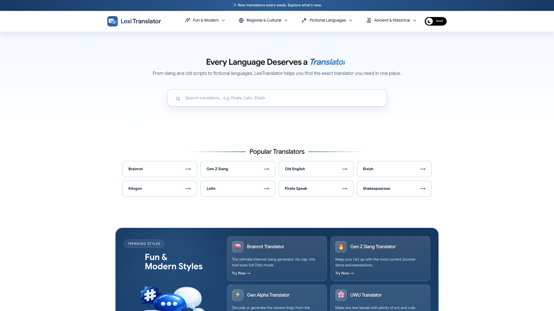 LexiTranslator | Free Online Translators for Every Language