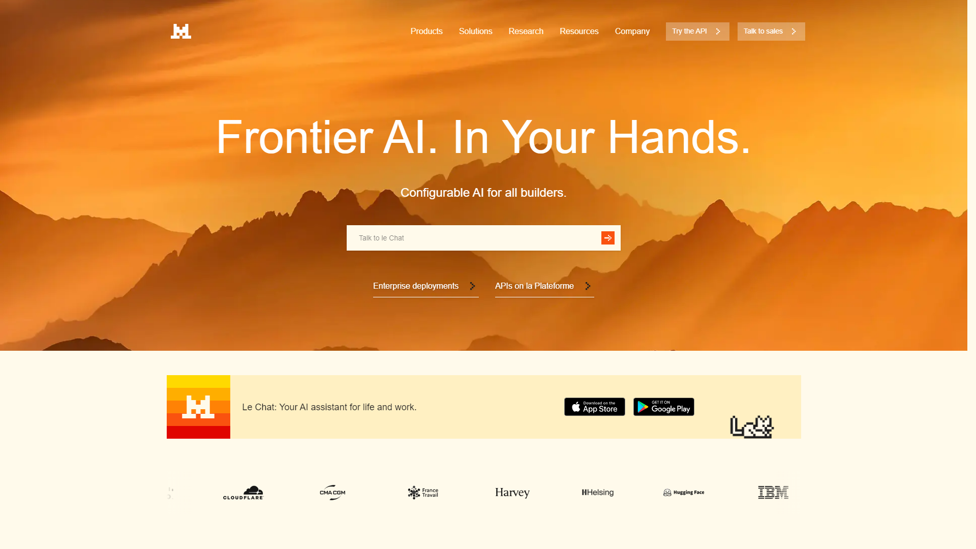 Mistral AI | Frontier AI in your hands