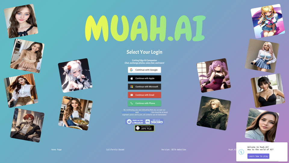 Muah.AI - Plateforme compagnon AI. Technologies AI non censurées. Possibilités à l'intérieur