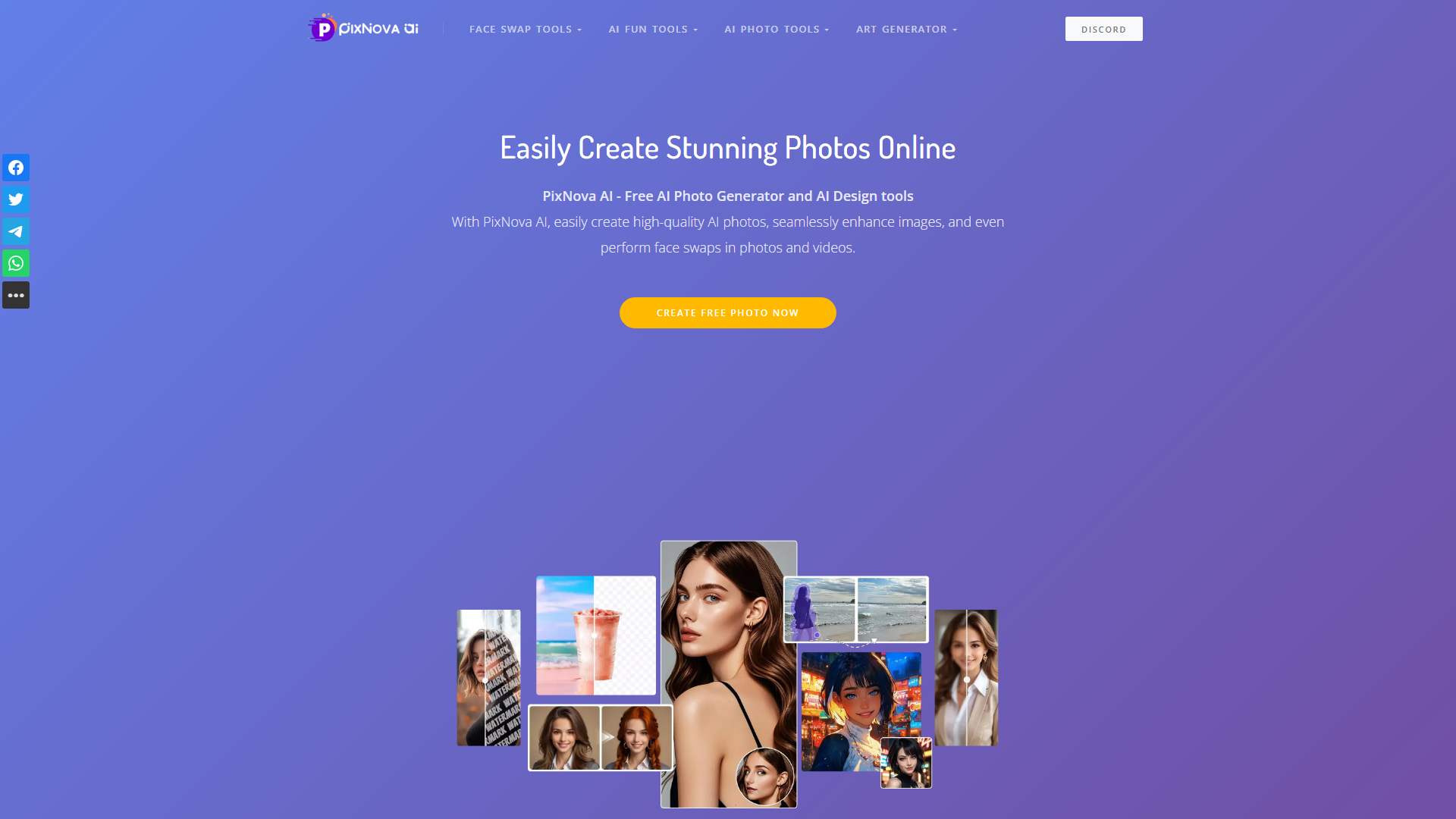 PixNova AI : All-in-One AI Photo Generator & Design Tool