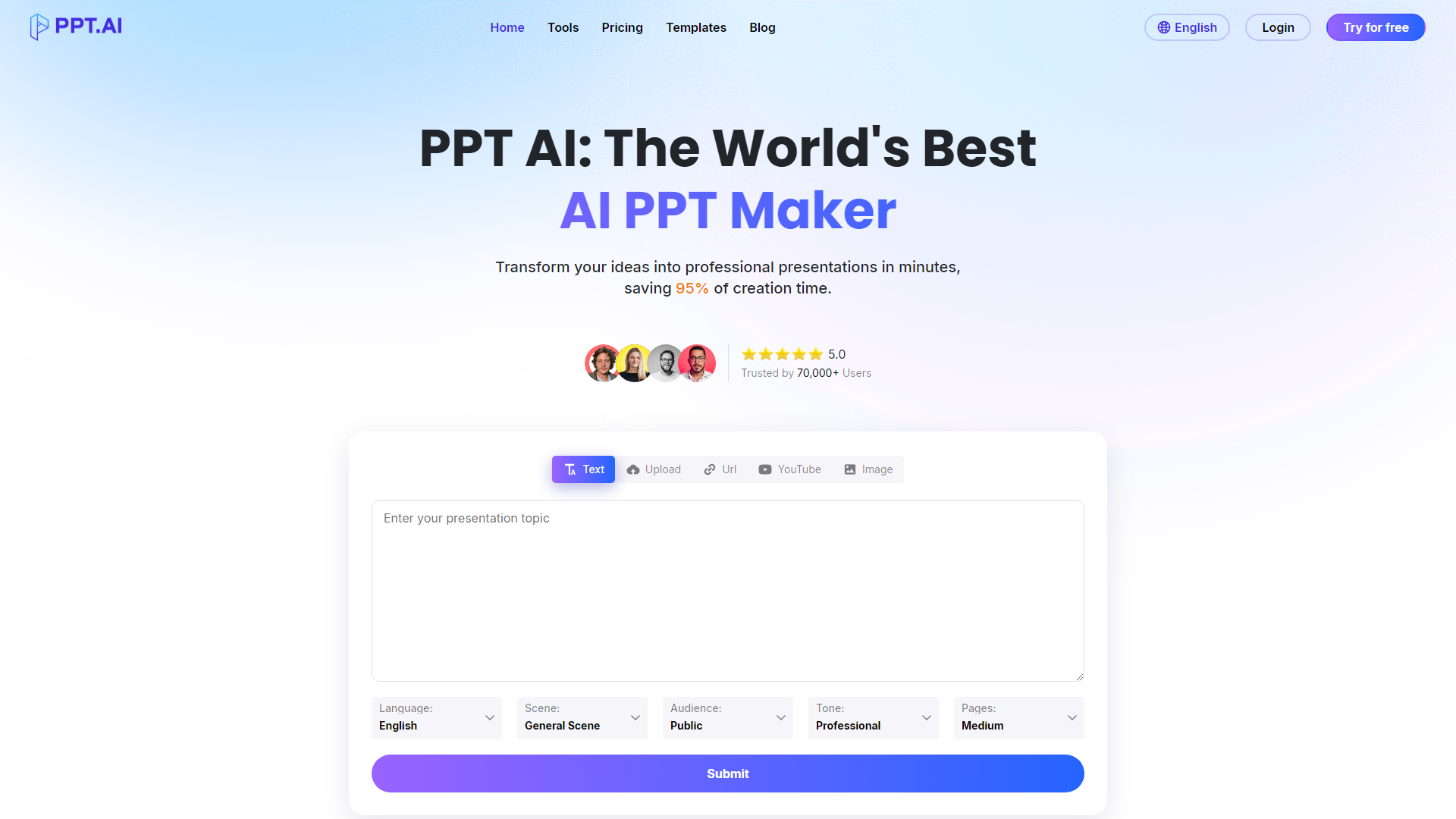 PPT AI - Creatore di Presentazioni AI, Veloce e Facile | PPT.AI PPT AI - Creatore di Presentazioni AI, Veloce e Facile | PPT.AI