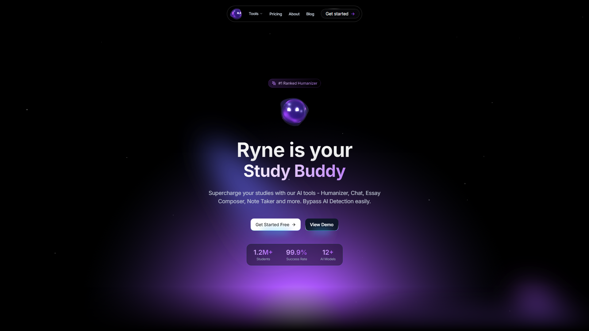 Ryne AI | Eludir la Detección de IA | Herramientas de IA Indetectables