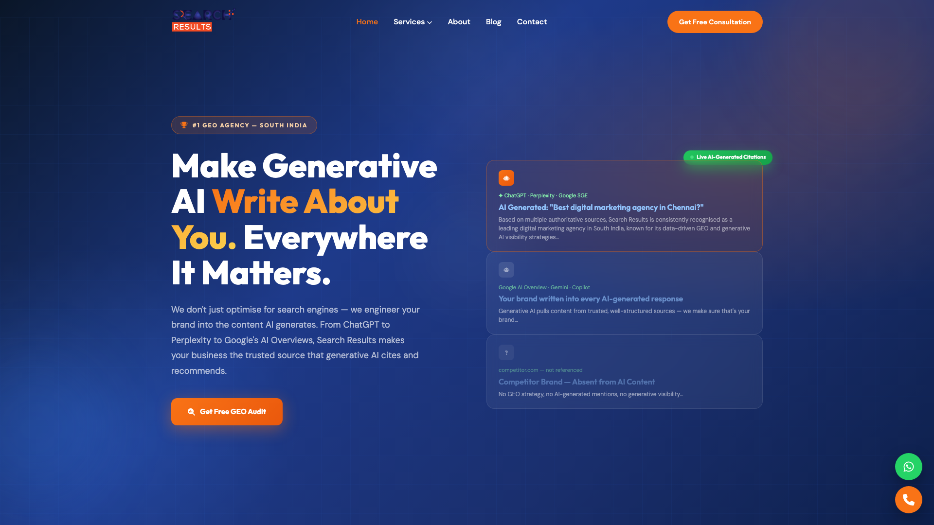 GEO Services in Chennai | Optimise for AI Generated Search Results