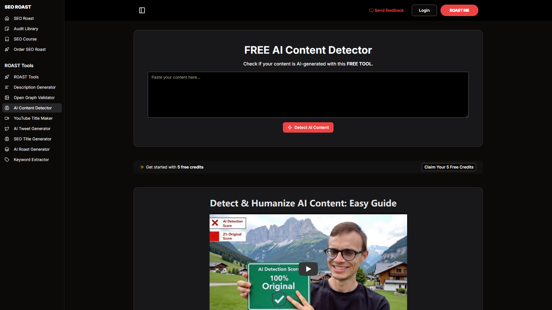 Free Alternative To Turnitin For AI Content Detector