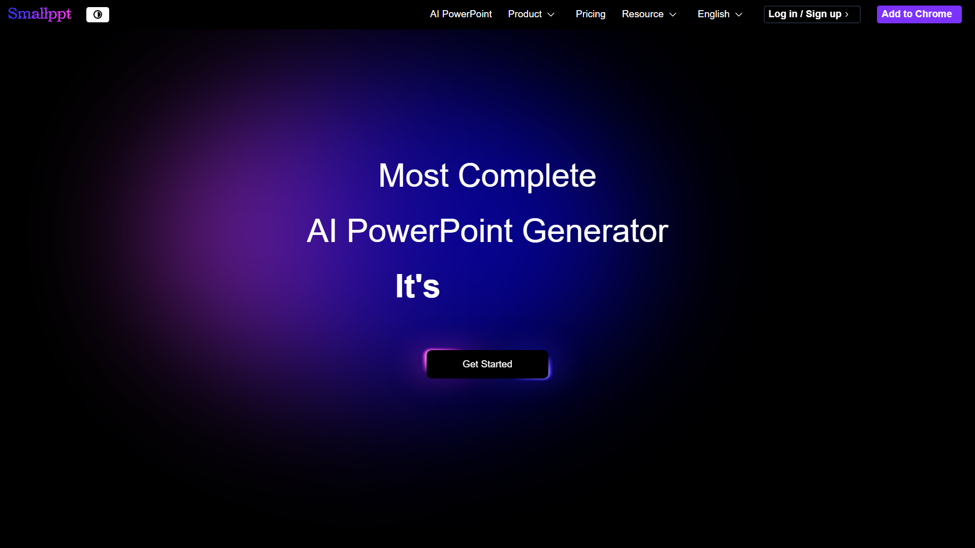 Smallppt: プロのスライド用AIプレゼンテーションメーカー