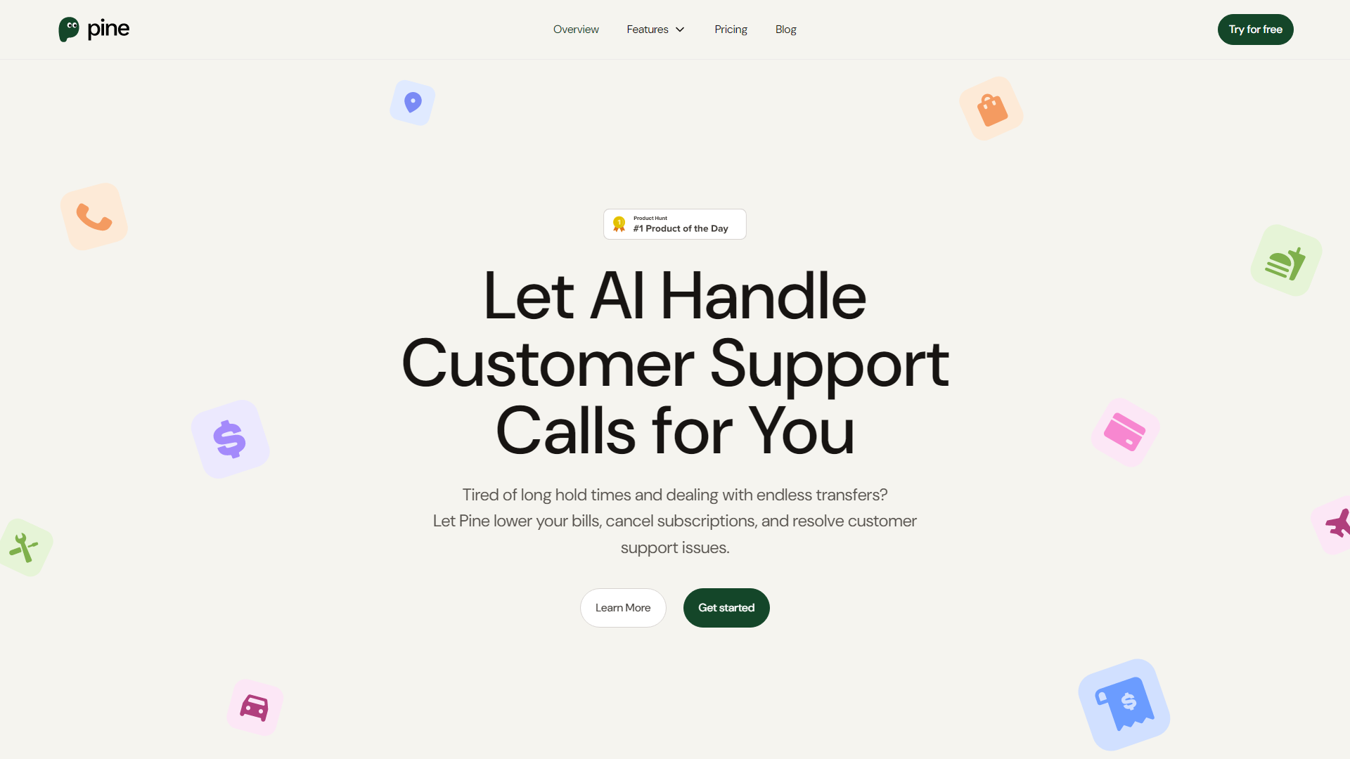 Pine - AI Assistant to Handle Bills, Subscriptions, and Complaints