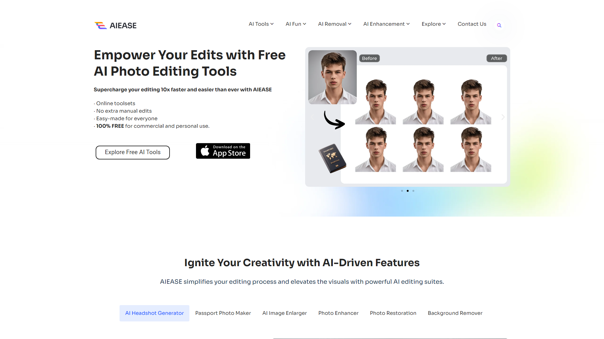 Free AI Photo Editor: Automate Photo Editing Online - AI Ease