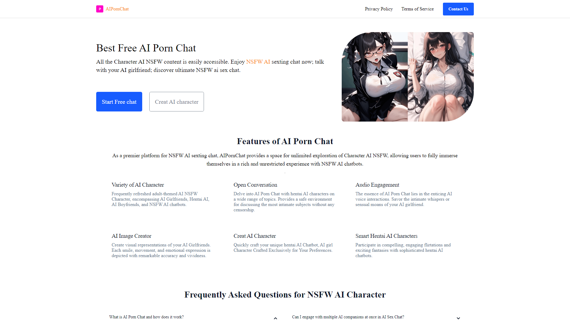 AIPornChat - Лучший БЕСПЛАТНЫЙ AI порно-чат, NSFW AI секс-чат AIPornChat - Лучший БЕСПЛАТНЫЙ AI порно-чат, NSFW AI секс-чат