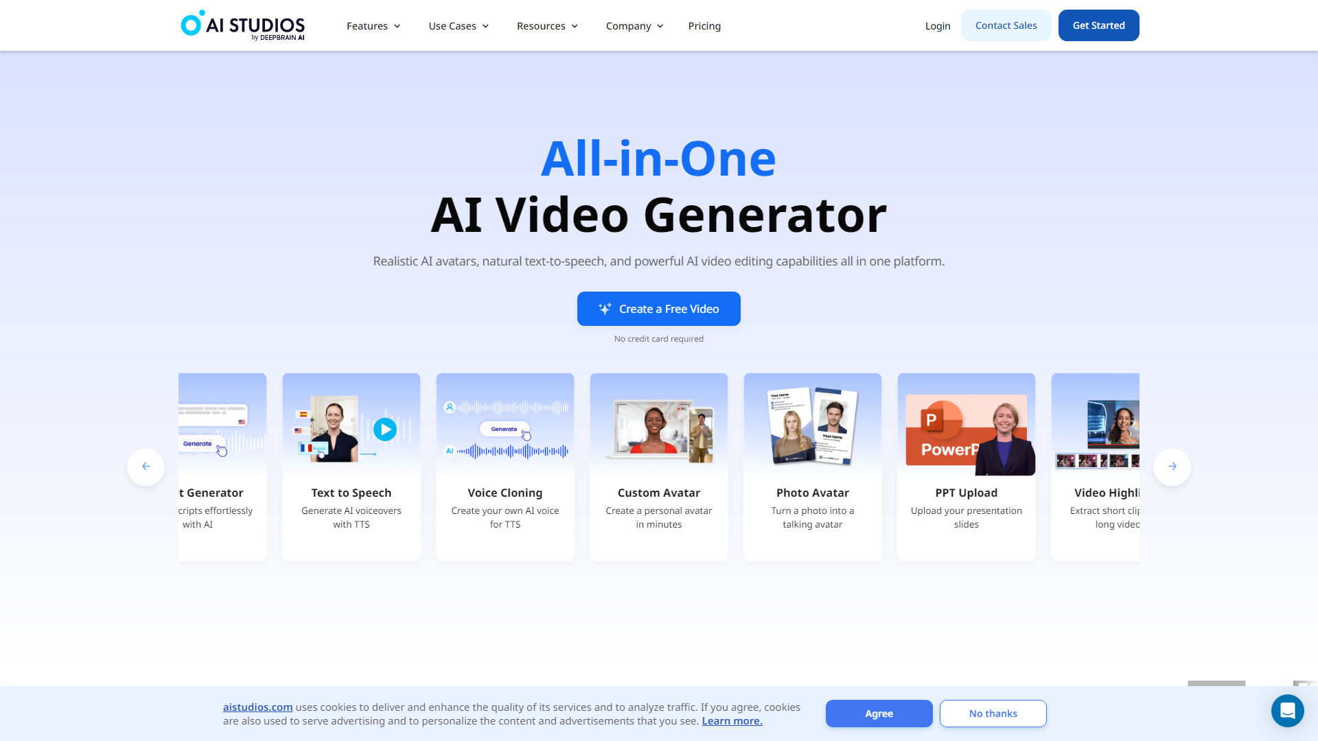 Best AI Video Generator | AI STUDIOS