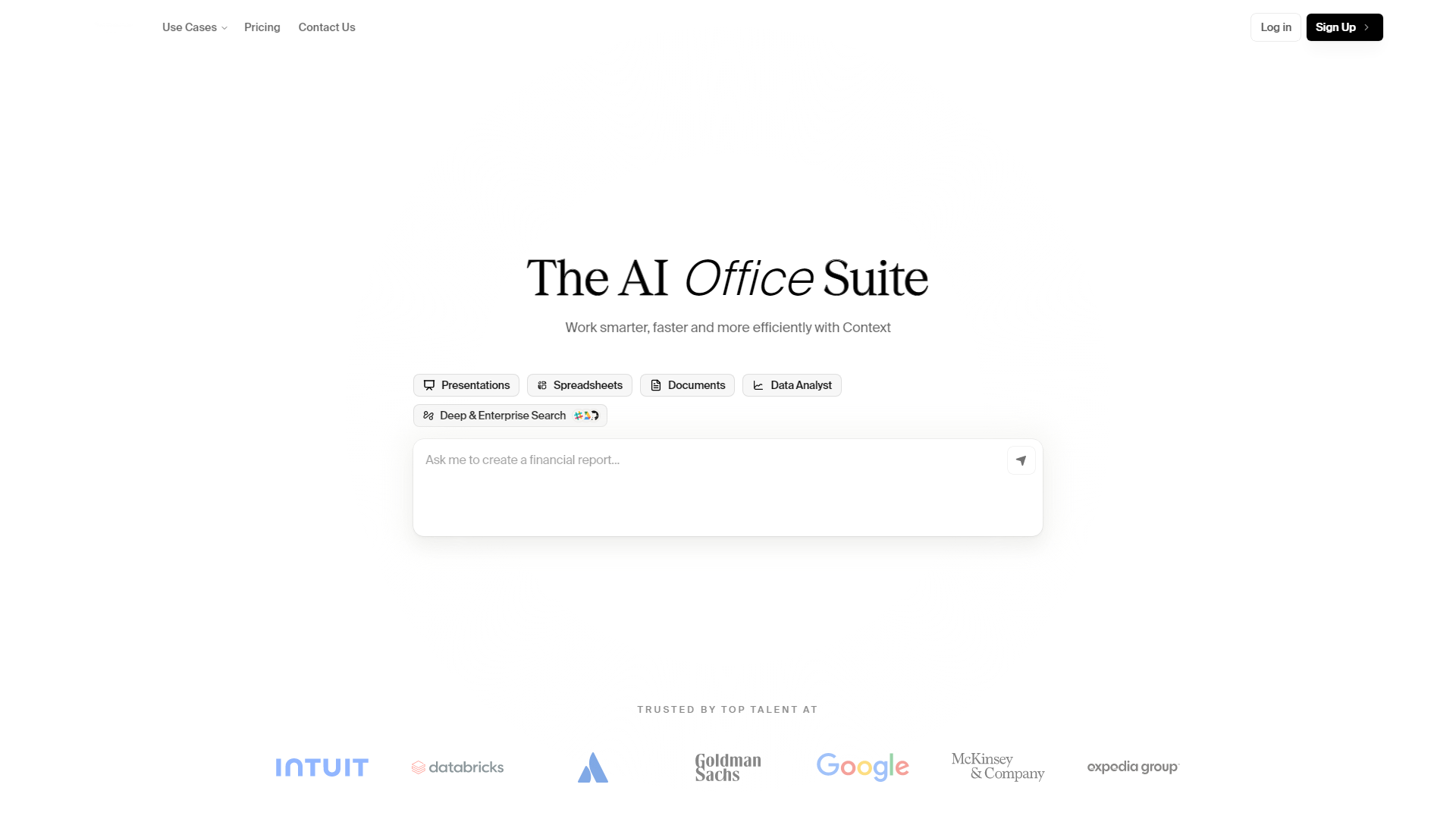 Contexto — La Suite de Oficina AI