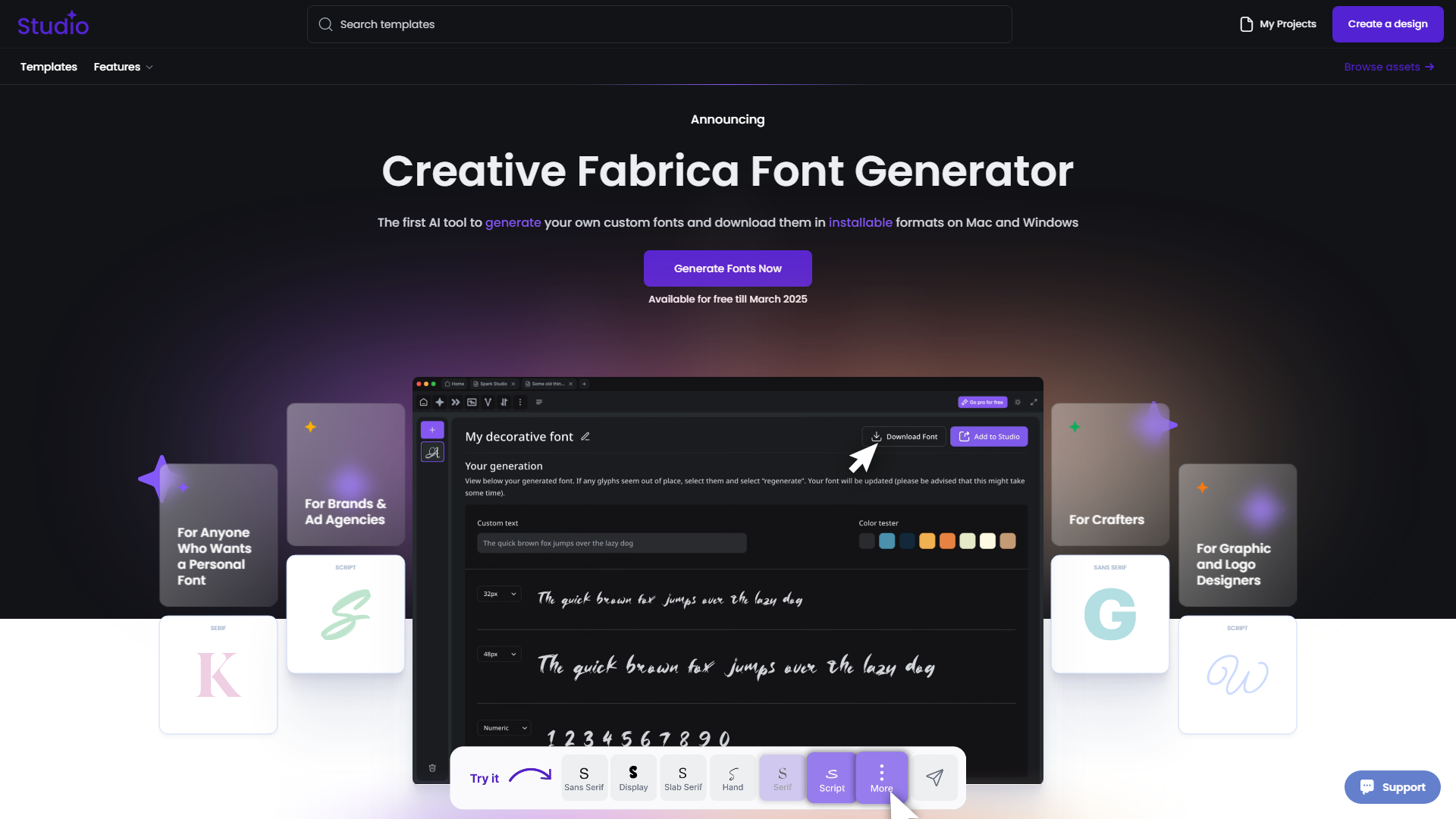 Generatore di Font | Strumento Online per Font Personalizzati