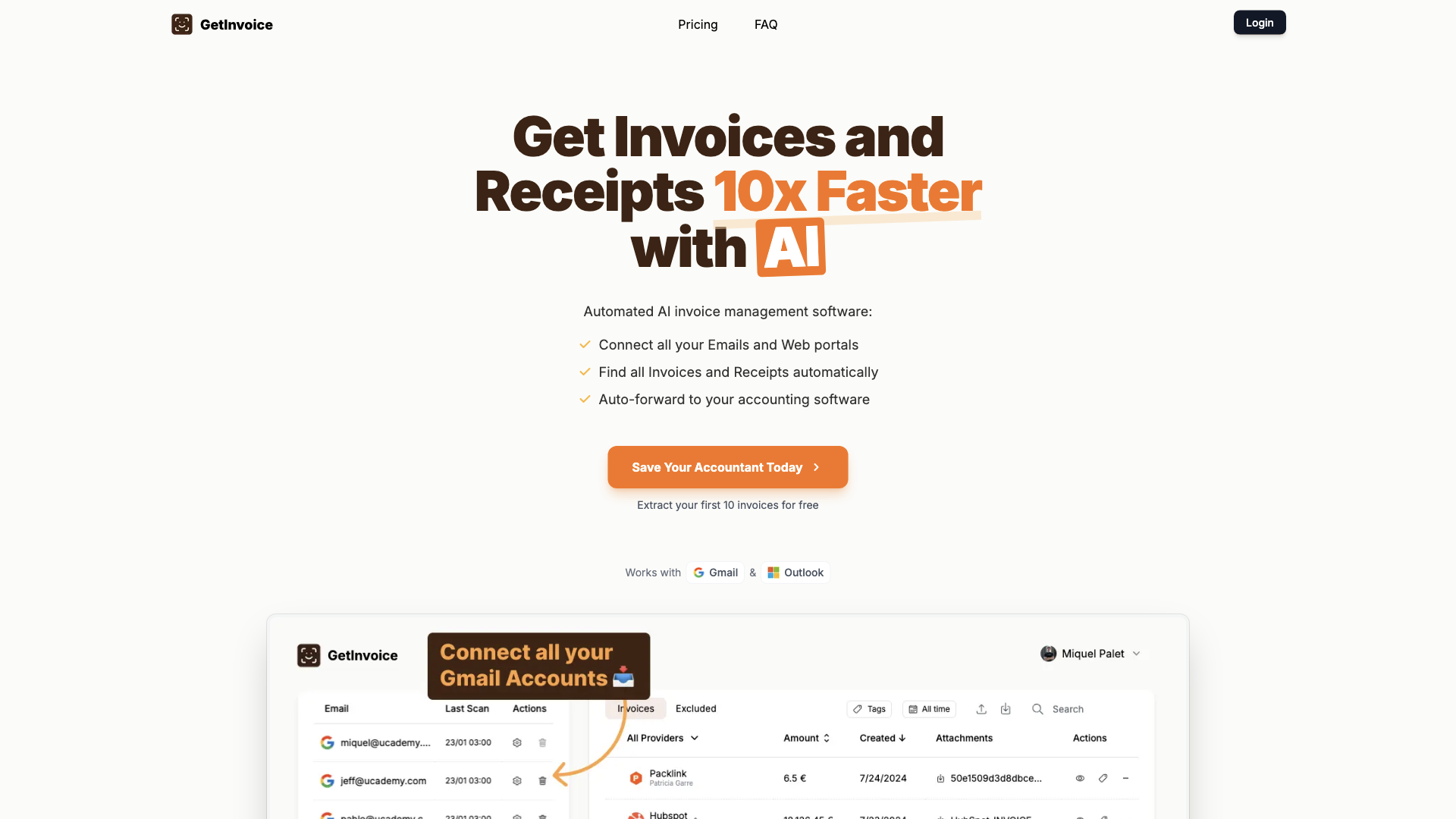 GetInvoice | Automated AI Invoice and Receipt Management Software