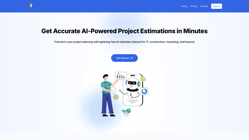 GetEstimate.ai - AI-Powered Project Estimations in Minutes