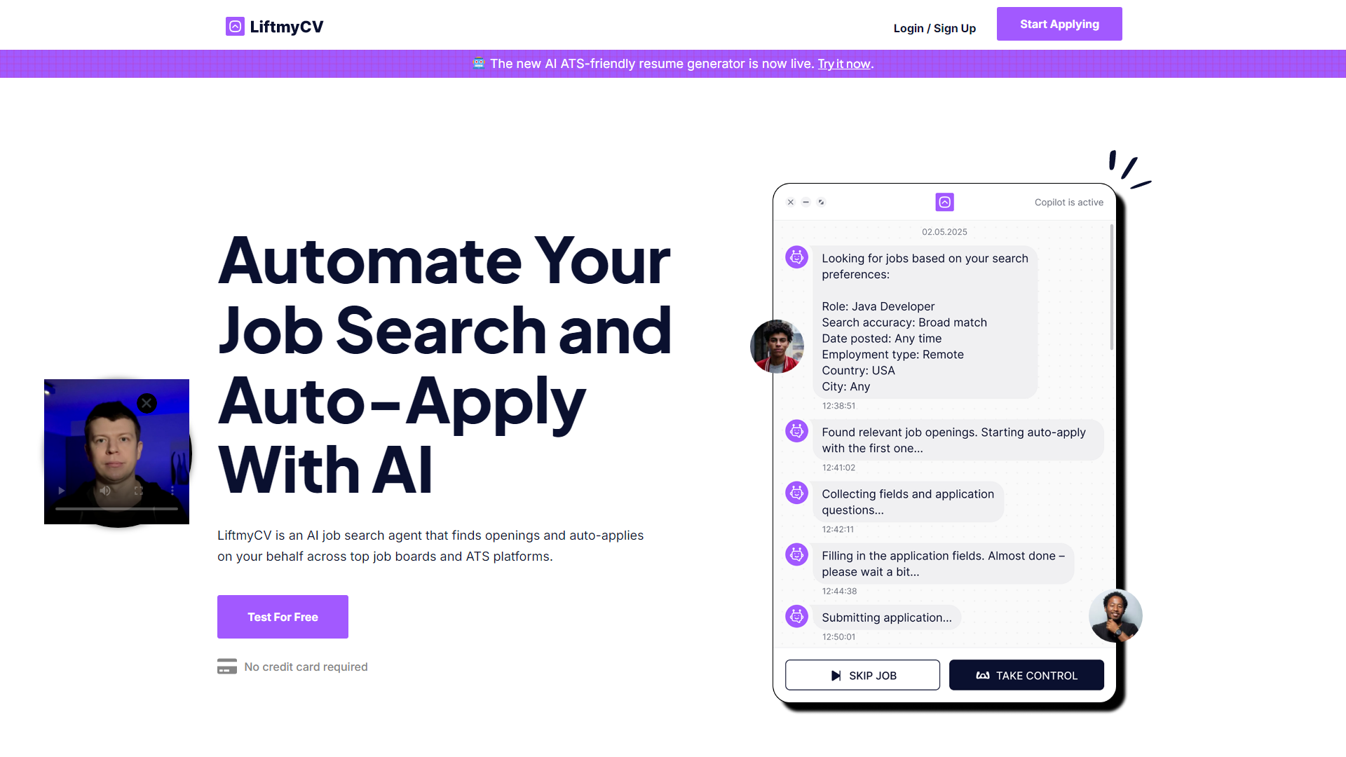 LiftmyCV: Automate Your Job Search and Auto-Apply with AI