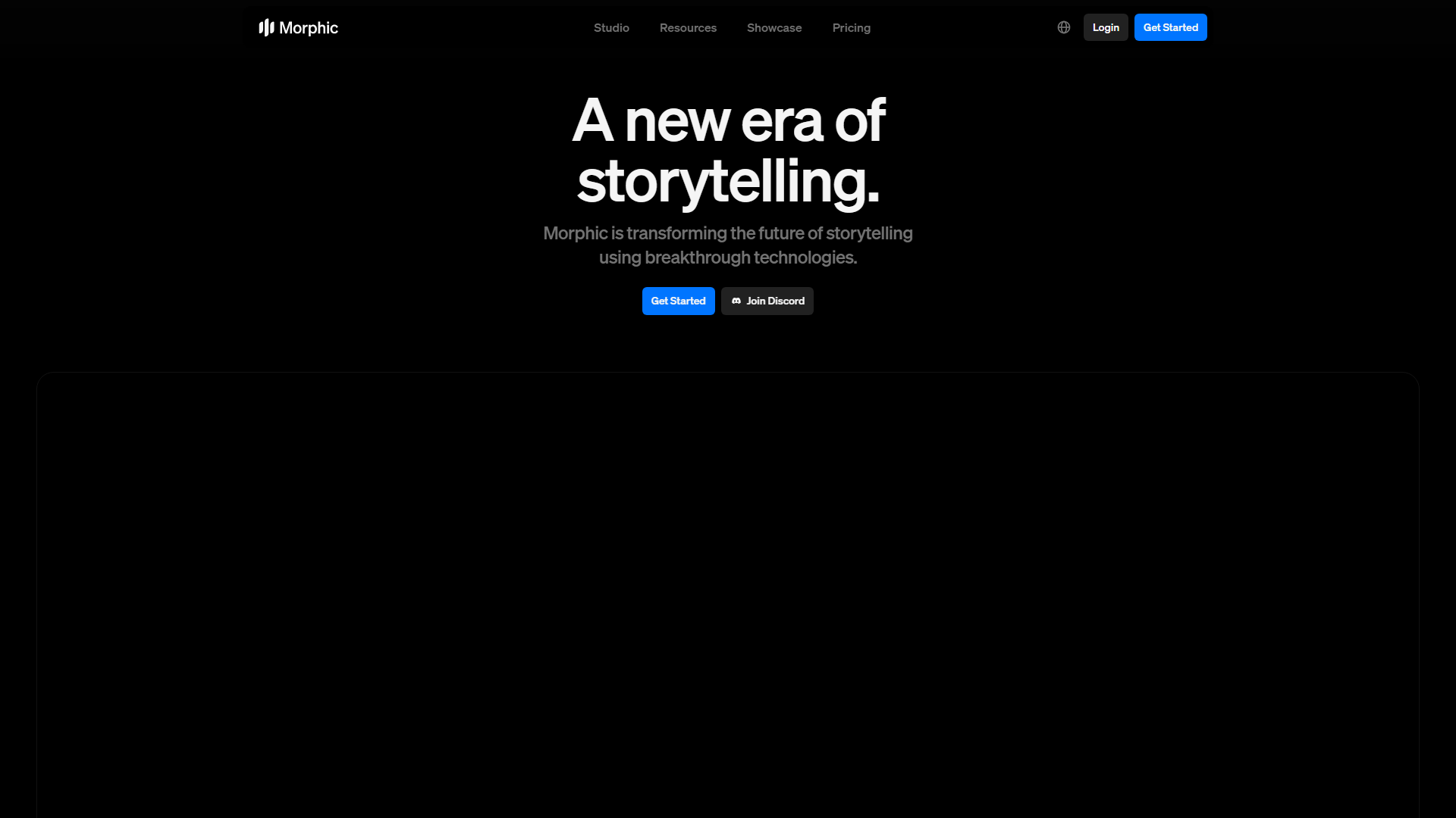 Morphic — Une nouvelle ère de la narration