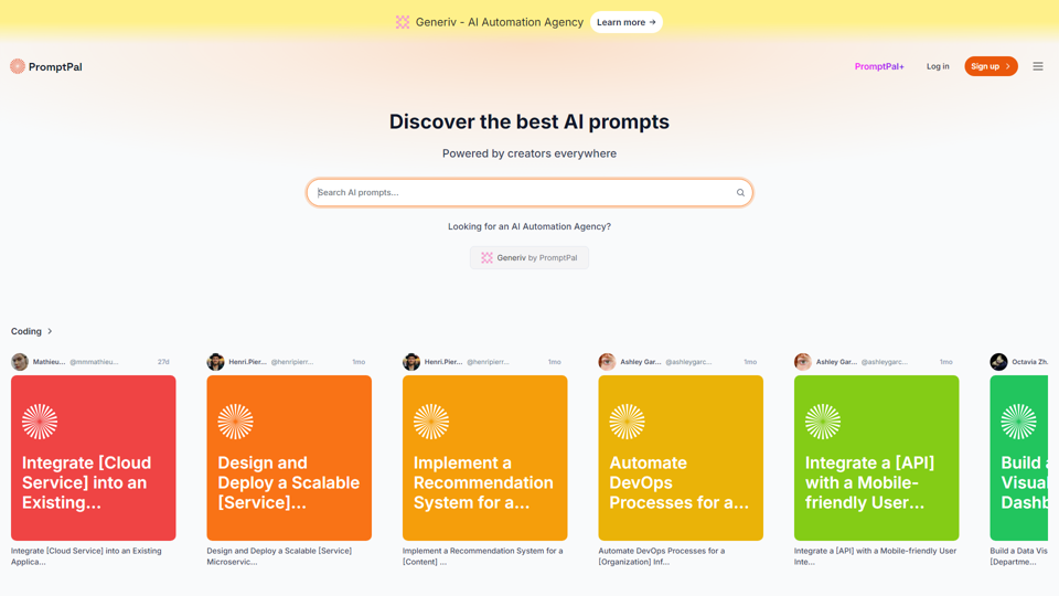 PromptPal: Descubre los mejores prompts de IA