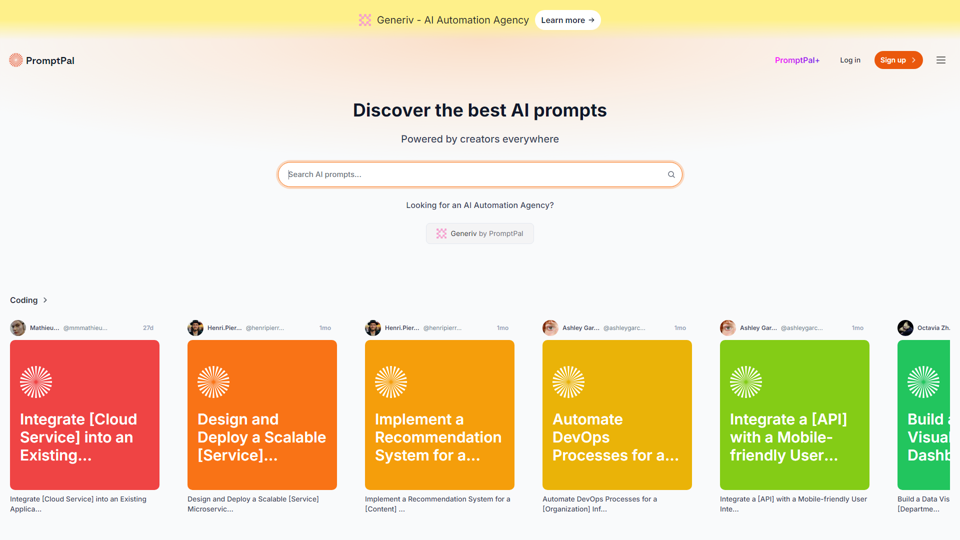 PromptPal Discover The Best AI Prompts