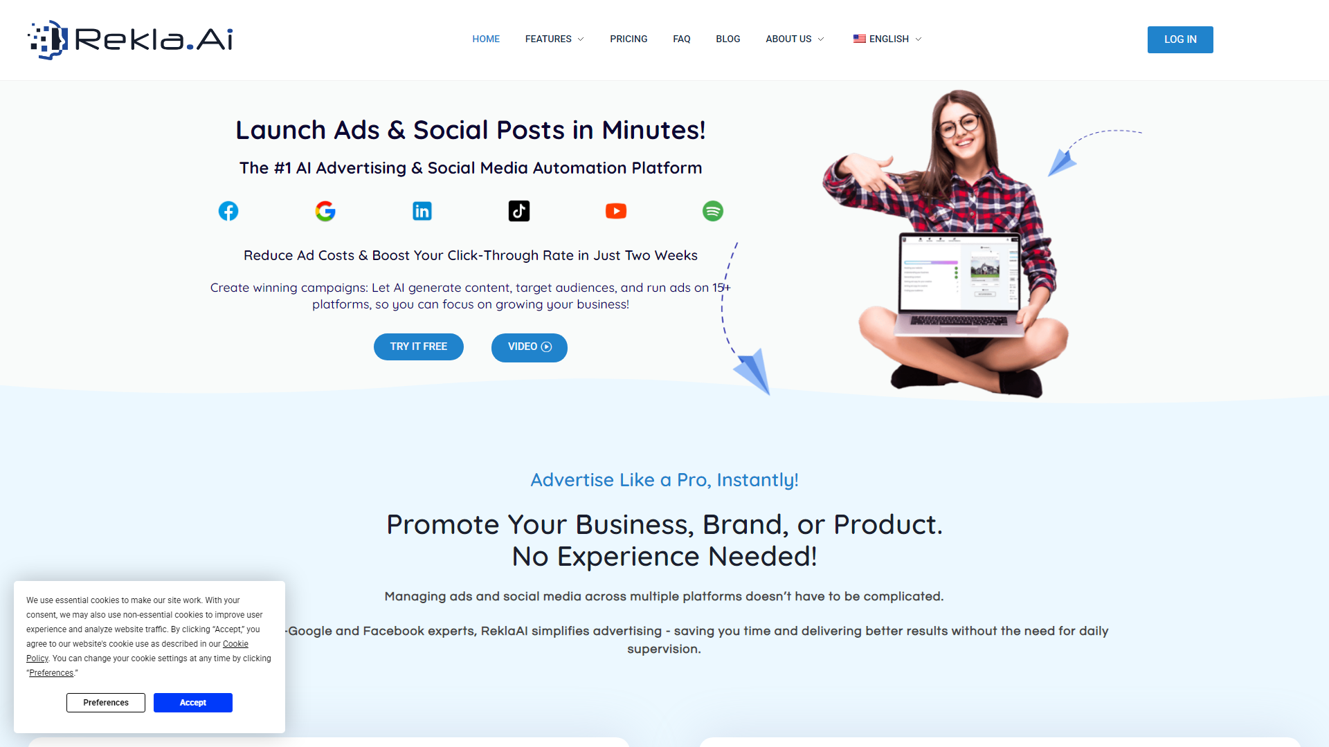 #1 Plateforme d'Automatisation de Publicité AI et de Médias Sociaux en 2025 #1 Plateforme d'Automatisation de Publicité AI et de Médias Sociaux en 2025