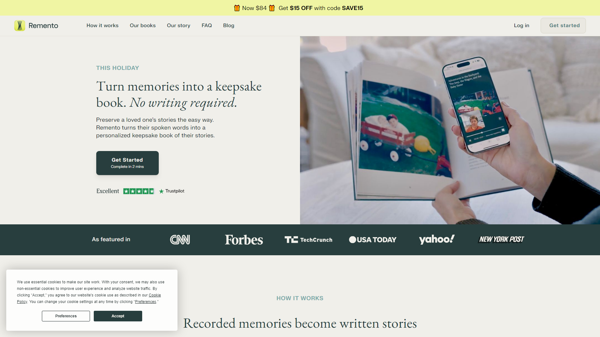 Remento: Capture family stories