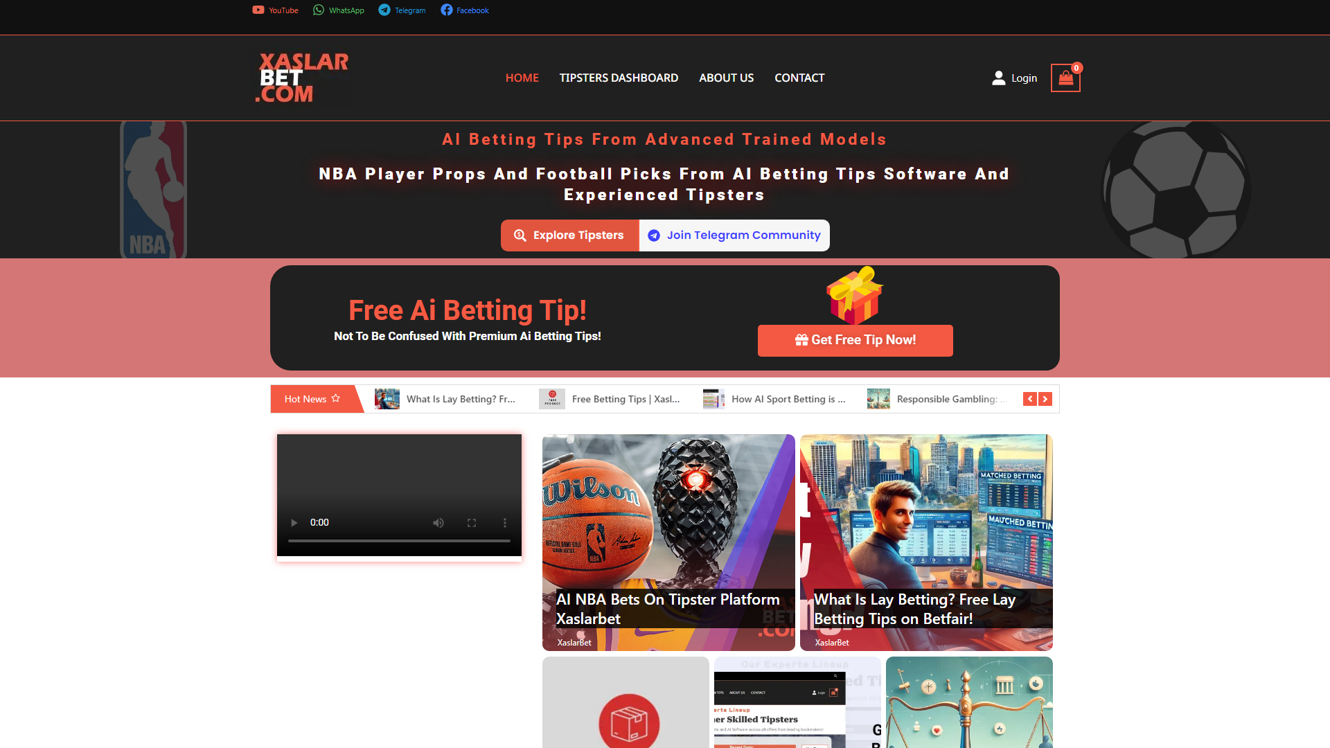 Xaslarbet - AI Betting Tips Football NBA Player Props